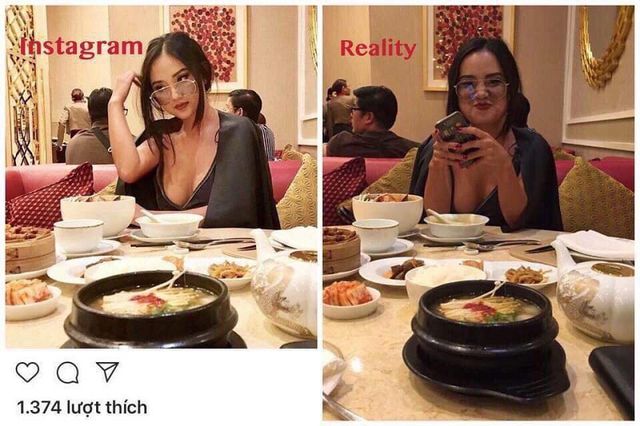 Cô gái nổi tiếng bốc lửa trên instagram trần tình về việc lộ ảnh thật kém sắc - Ảnh 5.