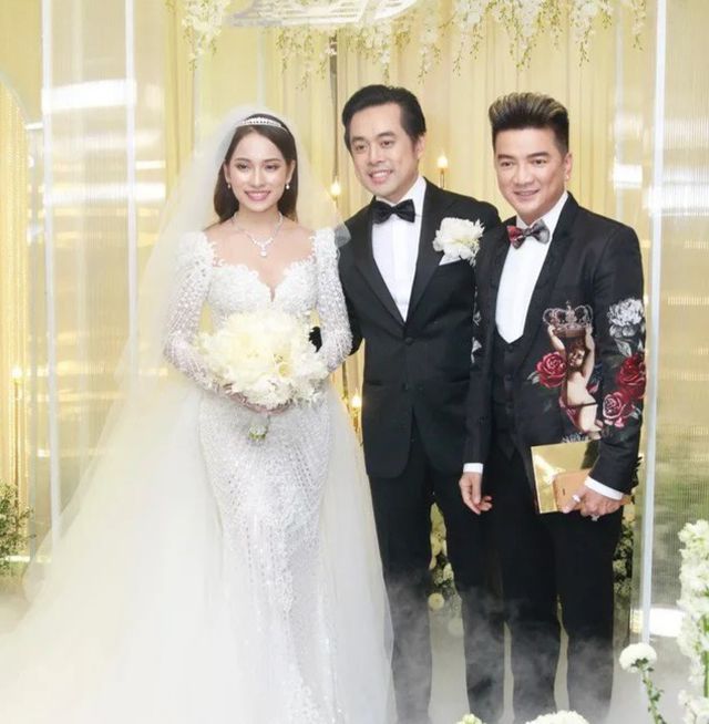 Chồng Thu Minh tháp tùng vợ dự đám cưới nhạc sĩ Dương Khắc Linh - Ảnh 19.