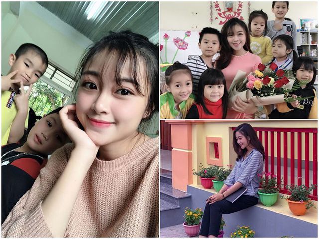 Cô giáo mầm non tương lai xứ Nghệ bỗng “nổi như cồn” vì xinh đẹp - Ảnh 1.