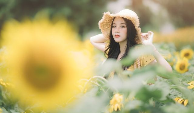 Hot girl ĐH Thương mại gây thương nhớ với bộ ảnh bên hoa hướng dương - Ảnh 7.