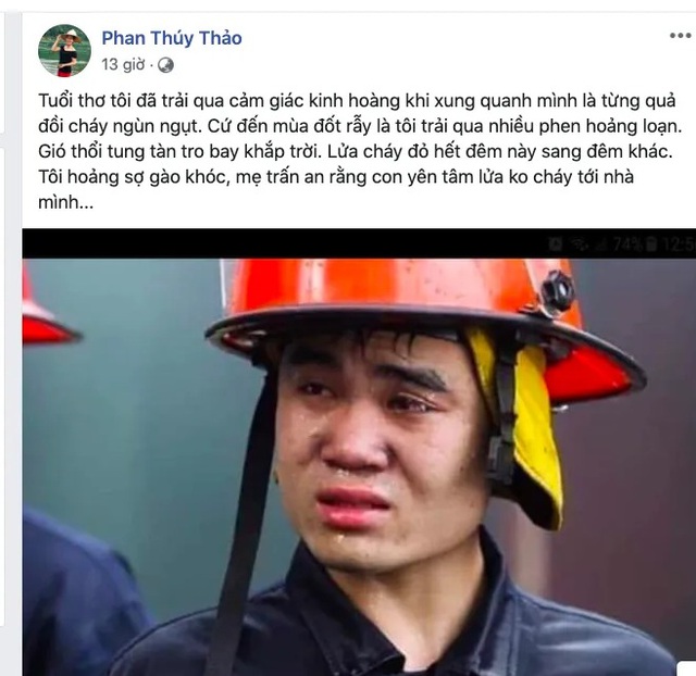 Khóc cùng bài thơ Rừng ơi, đừng cháy nữa! của cô giáo dạy Sử - Ảnh 4. Khóc cùng bài thơ Rừng ơi, đừng cháy nữa! của cô giáo dạy Sử - Ảnh 4.
