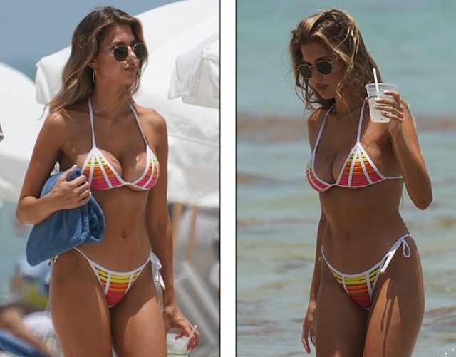 Kara Del Toro lấp ló ngực đầy trên bãi biển - Ảnh 2. Kara Del Toro lấp ló ngực đầy trên bãi biển - Ảnh 2.