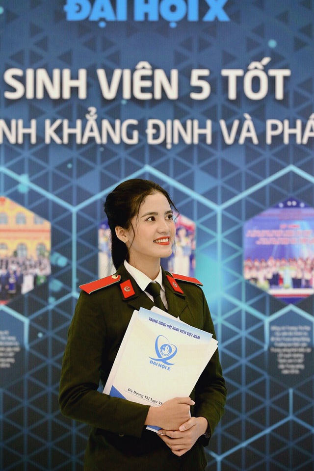 Hoa khôi Đại học An ninh hãnh diện vì có nét đẹp đặc trưng của người Khmer - Ảnh 1.