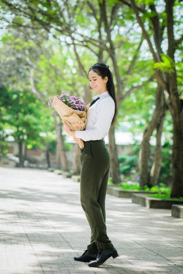 Hoa khôi Đại học An ninh hãnh diện vì có nét đẹp đặc trưng của người Khmer - Ảnh 4.