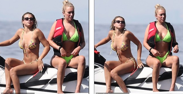 Sofia Richie vui đùa cùng bạn trai trên biển - Ảnh 6.