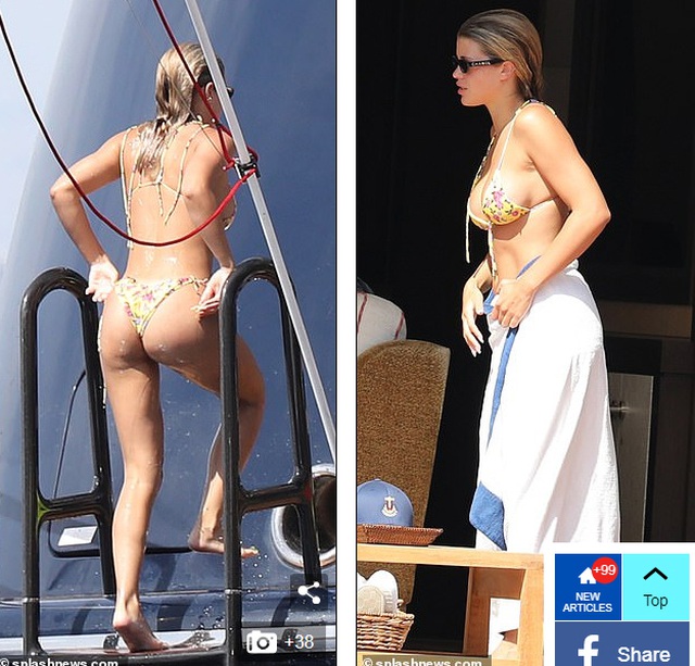 Sofia Richie vui đùa cùng bạn trai trên biển - Ảnh 7.