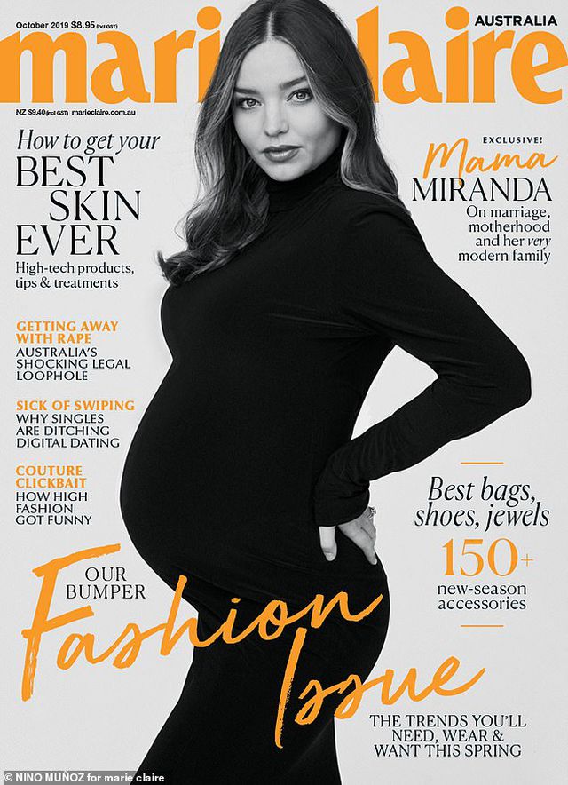 Người mẫu Miranda Kerr khoe vẻ đẹp khi mang bầu lần 3 - Ảnh 3.