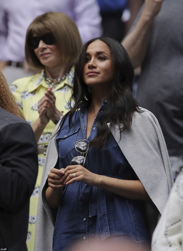 Meghan Markle đi xem Serena Williams thi đấu tennis - Ảnh 4. Meghan Markle đi xem Serena Williams thi đấu tennis - Ảnh 4.