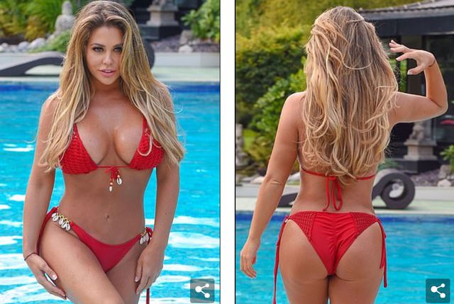 Bianca Gascoigne cuốn hút với bikini đỏ - Ảnh 2. Bianca Gascoigne cuốn hút với bikini đỏ - Ảnh 2.