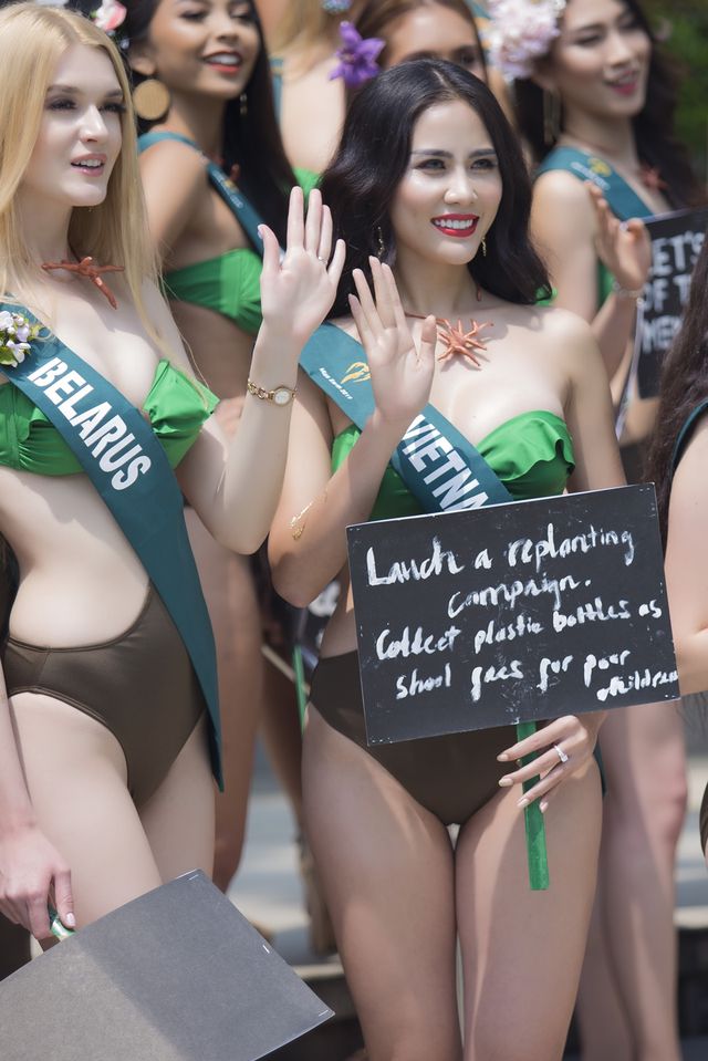 Hoàng Hạnh diện bikini khoe dáng tại Hoa hậu Trái đất 2019 - Ảnh 4. Hoàng Hạnh diện bikini khoe dáng tại Hoa hậu Trái đất 2019 - Ảnh 4.