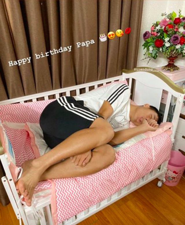 Hôn thê ngầm tiết lộ hậu vệ Bùi Tiến Dũng đã lên chức bố? - Ảnh 2.