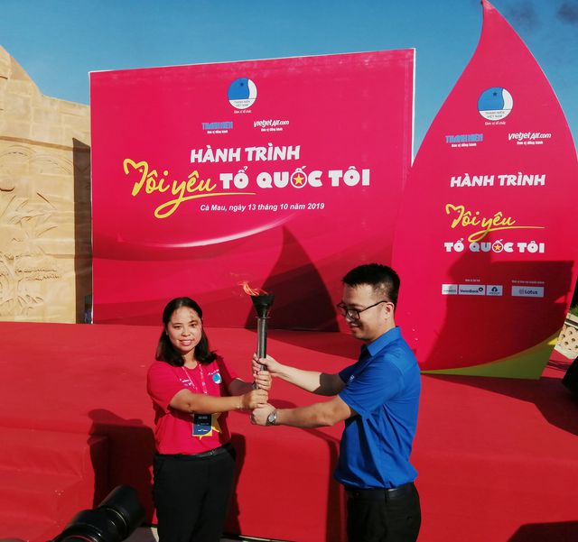 1.000 bạn trẻ khởi động hành trình “Tôi yêu Tổ quốc tôi” ở Mũi Cà Mau - Ảnh 4.