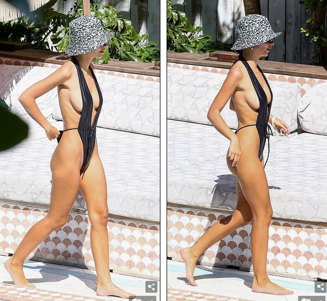 Diện áo tắm siêu nhỏ, Emily Ratajkowski hút mọi ánh nhìn - Ảnh 8. Diện áo tắm siêu nhỏ, Emily Ratajkowski hút mọi ánh nhìn - Ảnh 8.