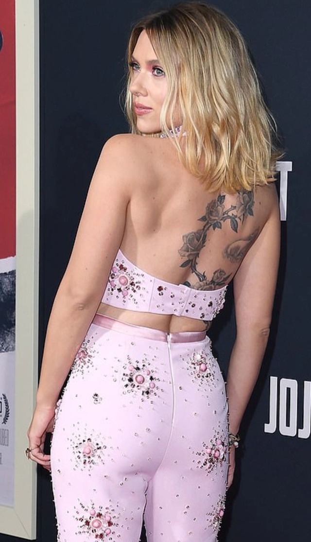 Scarlett Johansson lộ hình xăm khủng - Ảnh 3. Scarlett Johansson lộ hình xăm khủng - Ảnh 3.