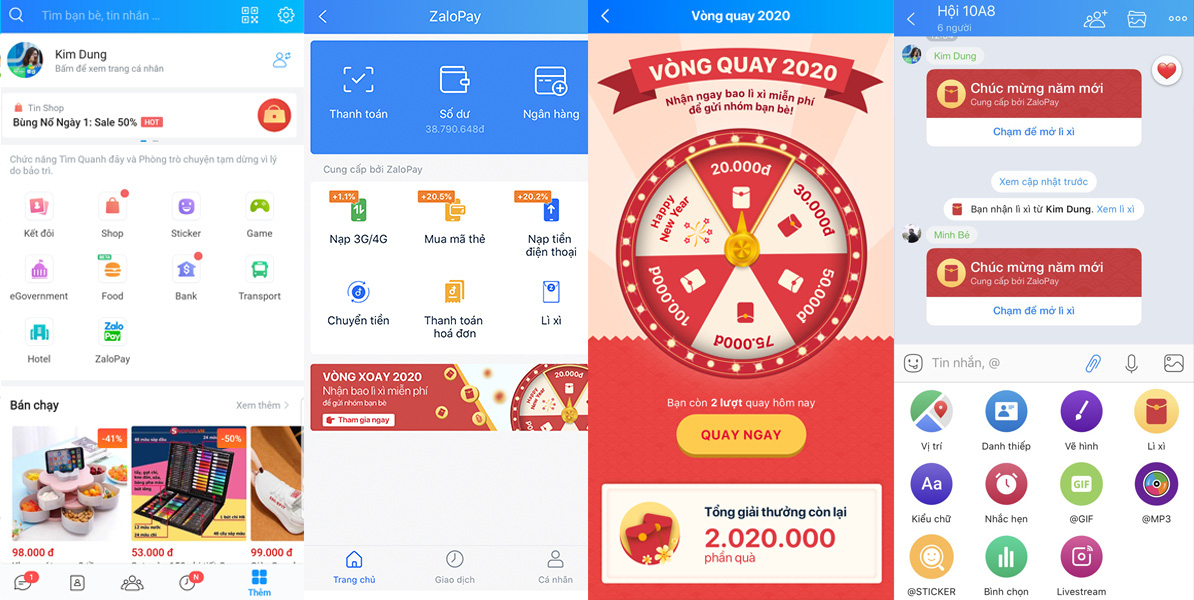 Nhận “lì xì nhóm” trên nền tảng Zalo - Ảnh 1. Nhận “lì xì nhóm” trên nền tảng Zalo - Ảnh 1.