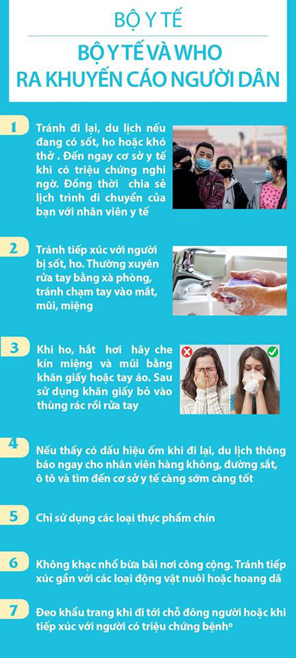 Khuyến cáo phòng bệnh viêm phổi Vũ Hán: Người dân từ vùng dịch về nên tự cách ly 14 ngày - Ảnh 1.