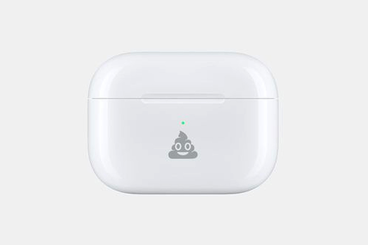 Apple cho người d&ugrave;ng khắc cục ph&acirc;n cười l&ecirc;n AirPods - Ảnh 1.