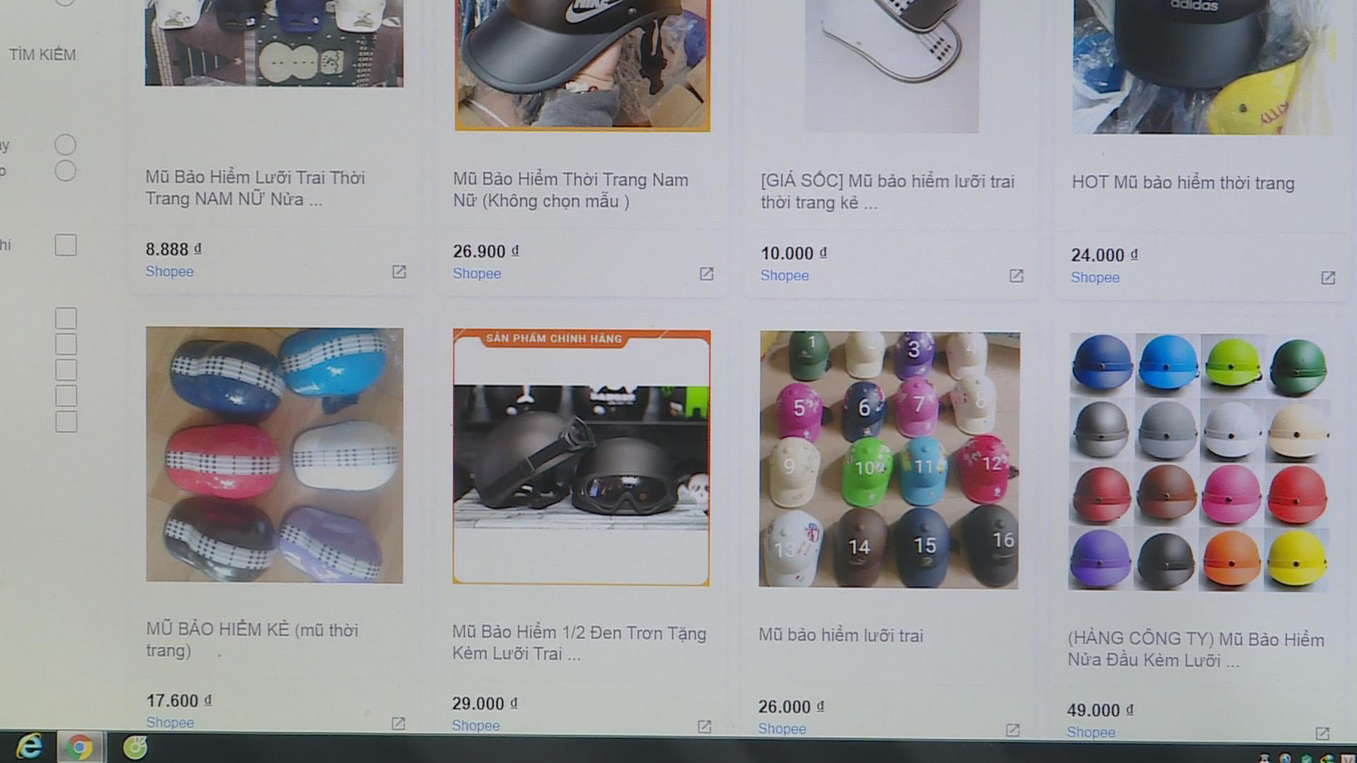 Loại bỏ mũ bảo hiểm lưỡi trai vì không đạt tiêu chuẩn - Ảnh 1. Loại bỏ mũ bảo hiểm lưỡi trai vì không đạt tiêu chuẩn - Ảnh 1.