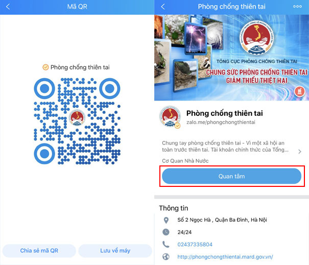 Cập nhật thông tin khẩn về tình hình mưa lũ từ Tổng cục Phòng chống thiên tai trên Zalo - Ảnh 2.