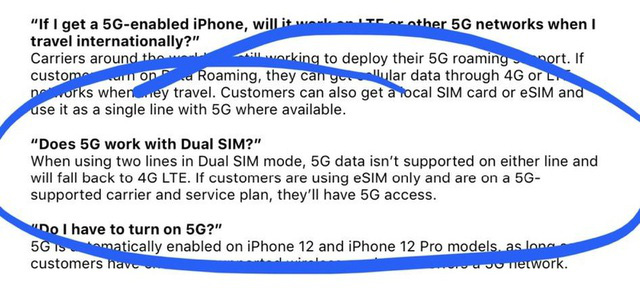 iPhone 12 không hỗ trợ 5G nếu dùng 2 SIM - Ảnh 1.