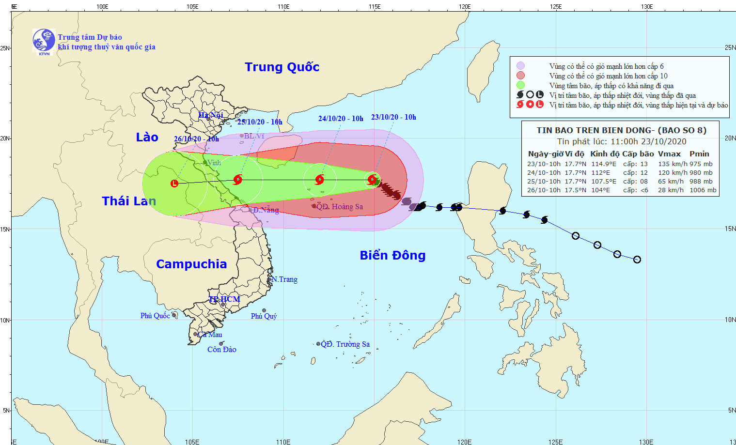 Ven biển từ Hà Tĩnh đến Quảng Trị sẽ bị ảnh hưởng nhiều nhất bởi bão số 8 - Ảnh 1.