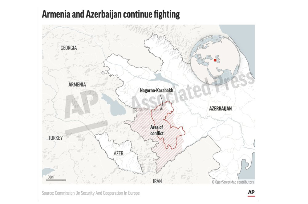 Xung đột ở Nagorny-Karabakh và cuộc chiến chưa có hồi kết giữa Armenia và Azerbaijan - Ảnh 1.