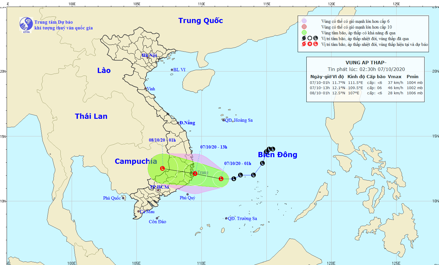 Khẩn trương ứng phó vùng áp thấp mạnh lên gây mưa lớn - Ảnh 1.