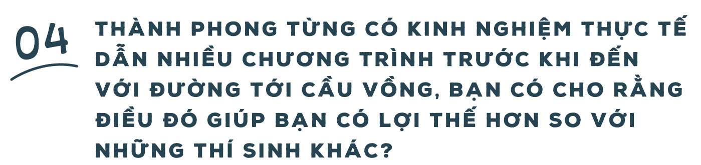 Thành Phong: Ở Đường tới Cầu Vồng, tôi đã yêu! - Ảnh 8.