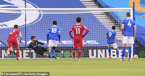 Brighton 1-1 Liverpool: VAR lại ra tay, Liverpool chia điểm đáng tiếc - Ảnh 2.