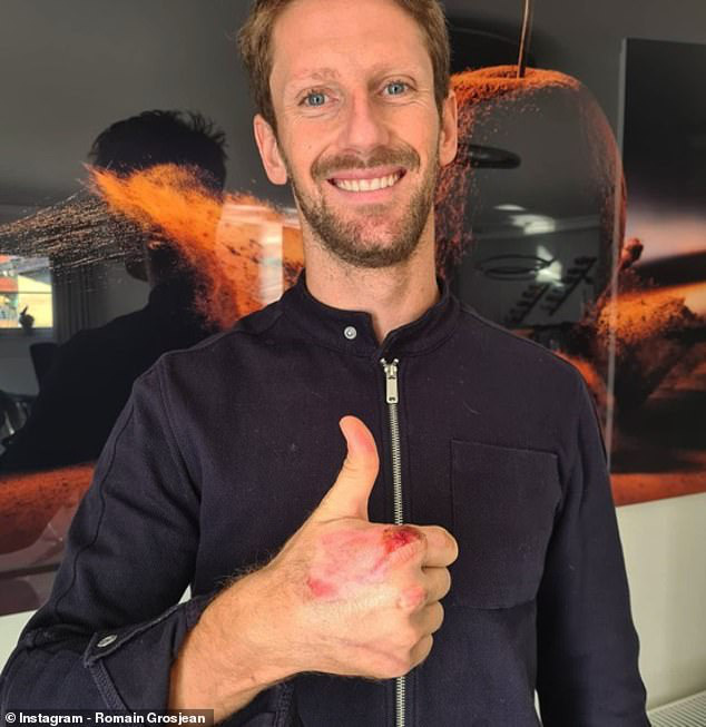 F1: Romain Grosjean bình phục nhanh hơn dự kiến - Ảnh 1.