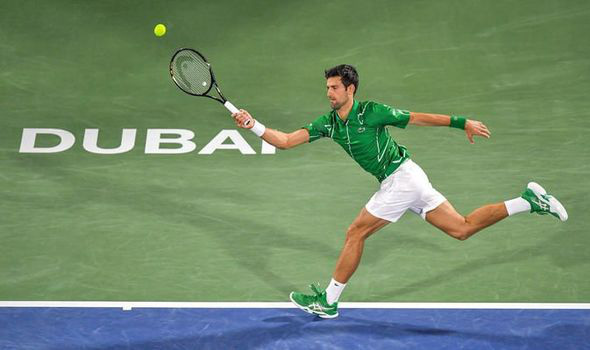 Djokovic và Stefános Tsitsipas cùng ghi tên mình vào tứ kết Dubai mở rộng 2020 - Ảnh 1.