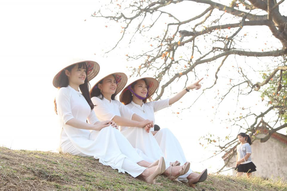 Check-in c&acirc;y gạo đỏ rực g&acirc;y sốt ở Bắc Giang - Ảnh 3.