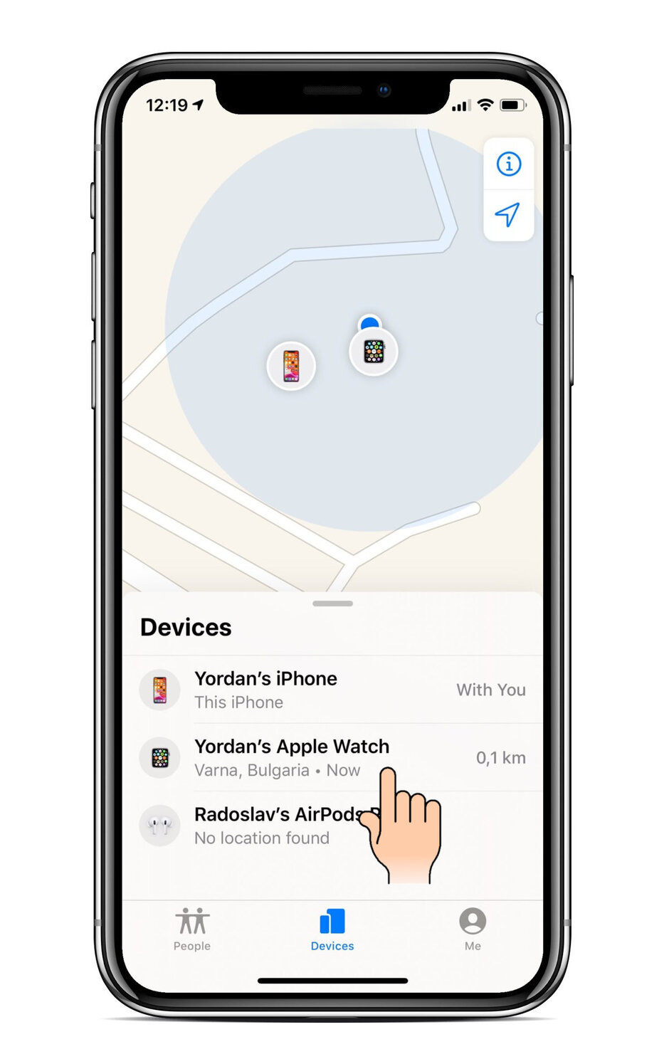 C&aacute;ch t&igrave;m lại Apple Watch bị mất qua iPhone - Ảnh 2.