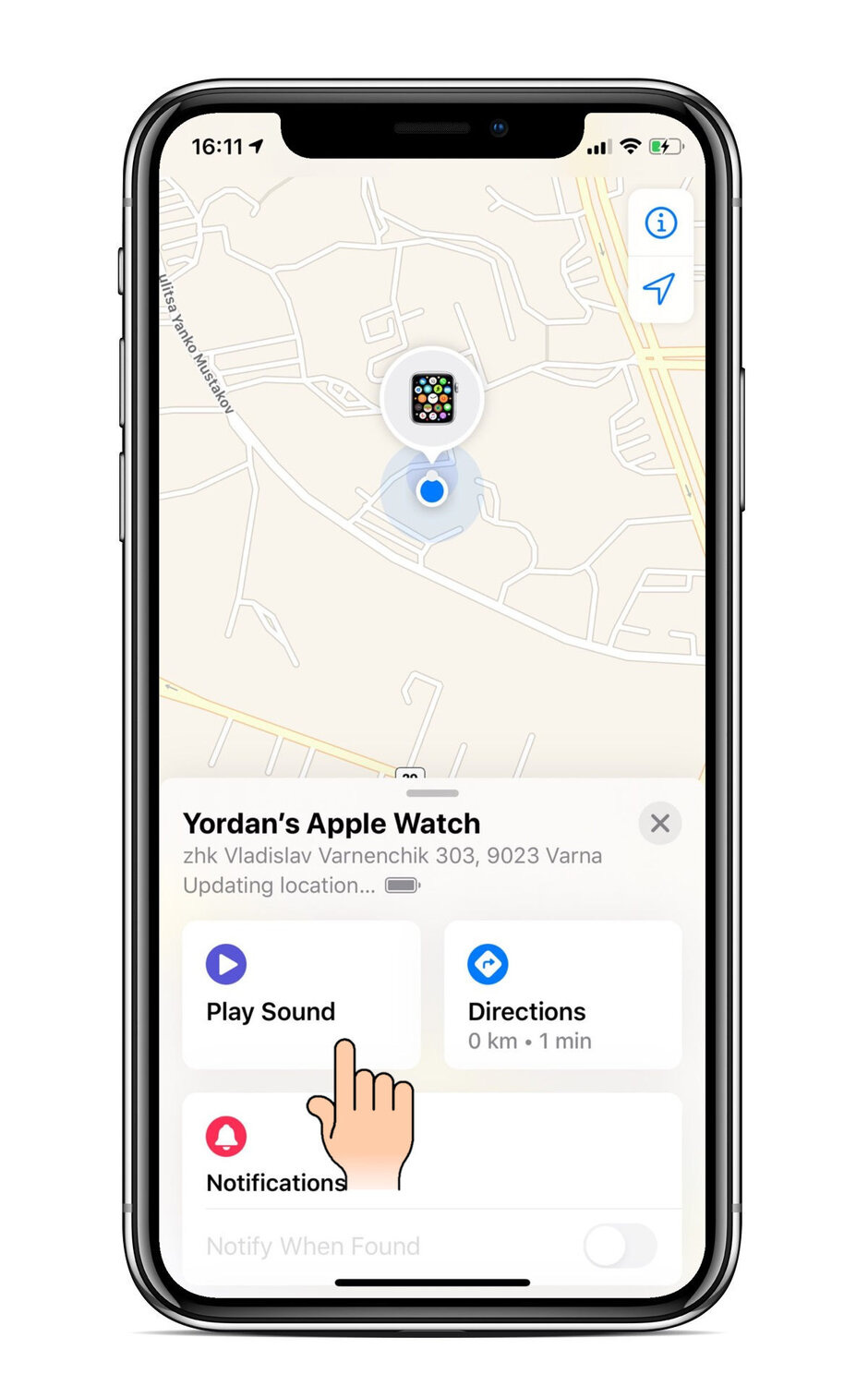 C&aacute;ch t&igrave;m lại Apple Watch bị mất qua iPhone - Ảnh 3.