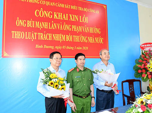 Bộ Công an xin lỗi 2 doanh nhân bị bắt oan - Ảnh 1.