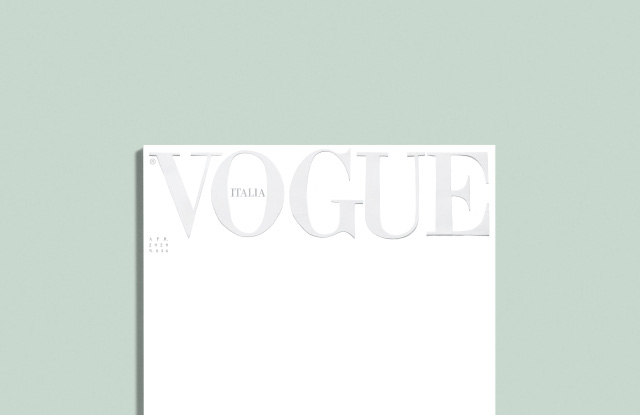 Lần đầu tiên trong lịch sử: Ấn phẩm Vogue Italy để trang bìa trắng tinh - Ảnh 1.