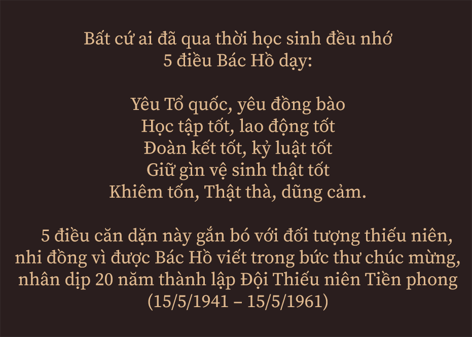 5 điều Bác Hồ dạy không phải chỉ dành cho trẻ con - Ảnh 1.