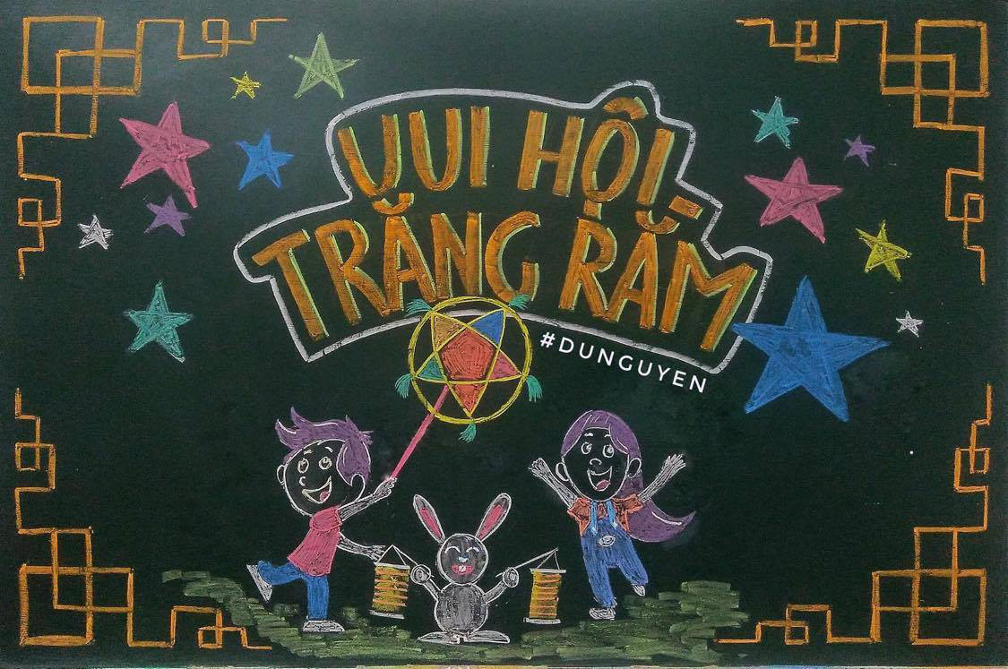 Thầy gi&aacute;o 9X vẽ hoa phượng tr&ecirc;n bảng phấn g&acirc;y sốt cộng đồng mạng - Ảnh 14.