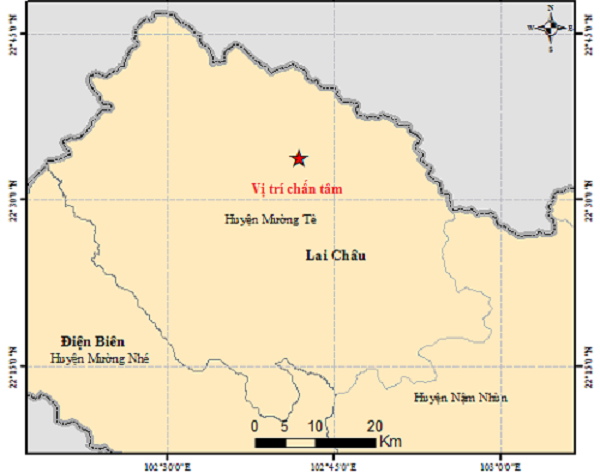Lai Châu tiếp tục xảy ra động đất - Ảnh 1.
