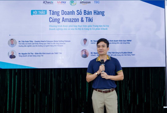 ICheck tham dự sự kiện Tăng doanh số bán hàng cùng Amazon và Tiki - Ảnh 3.