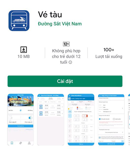 Đã có thể mua vé tàu trực tuyến qua ứng dụng trên điện thoại - Ảnh 1.