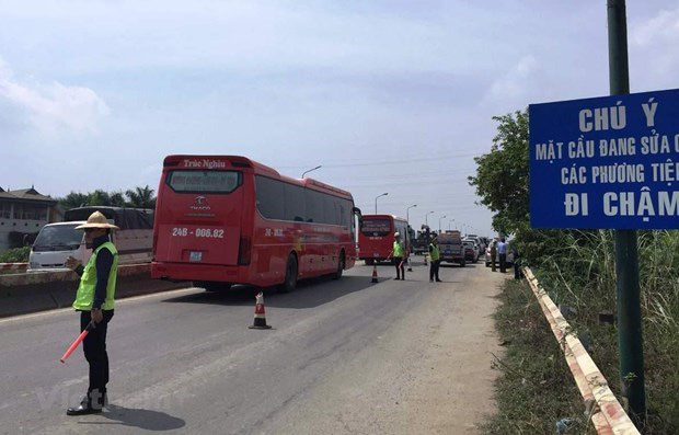 Từ 6h ngày mai (28/7), cấm tuyệt đối các phương tiện qua cầu Thăng Long - Ảnh 1.