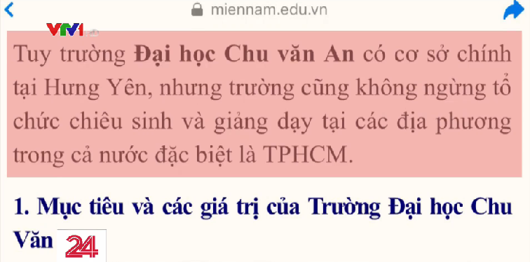 Nhiều bất thường trong hoạt động đào tạo của trường Đại học Chu Văn An - Ảnh 4.
