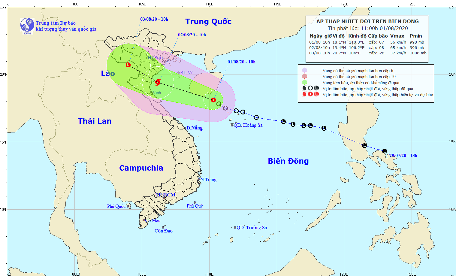 Chuẩn bị sẵn sàng các phương án ứng phó áp thấp nhiệt đới - Ảnh 1.