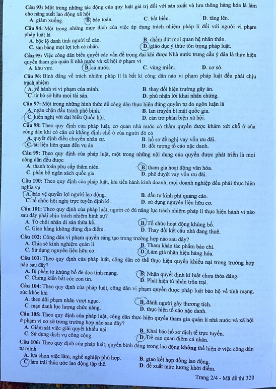 Đề Giáo dục công dân thi tốt nghiệp THPT: Câu hỏi suy luận chiếm đa số - Ảnh 6.