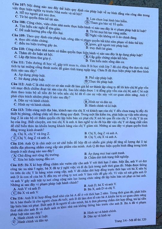 Đề Giáo dục công dân thi tốt nghiệp THPT: Câu hỏi suy luận chiếm đa số - Ảnh 7.