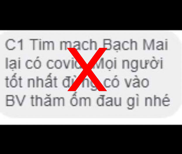 Người tung tin giả về ca bệnh COVID-19 ở Bệnh viện Bạch Mai có thể bị phạt tù - Ảnh 1.