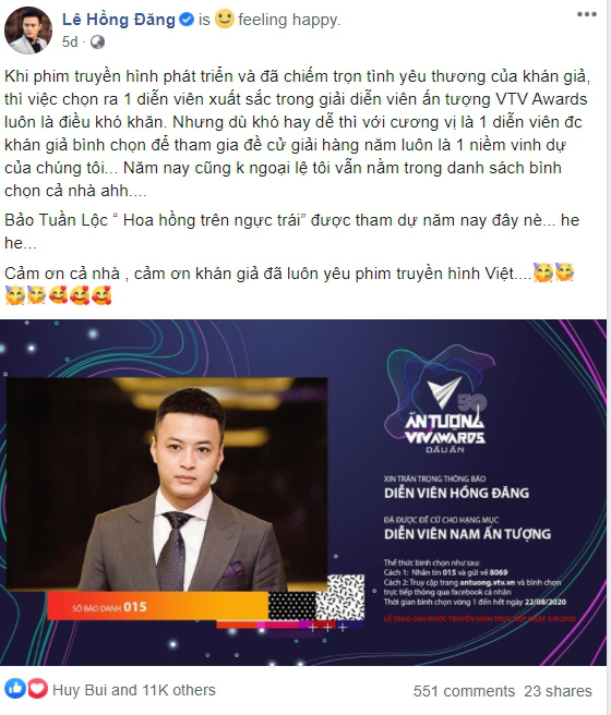 Chưa đầy 18 tiếng nữa, vòng 1 của VTV Awards sẽ chính thức đóng cổng bình chọn - Ảnh 1.