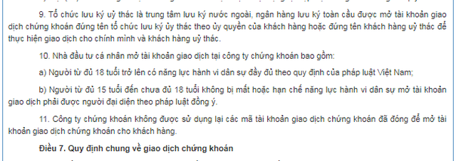 Bộ Tài chính cho phép người đủ 15 tuổi chơi chứng khoán - Ảnh 1.