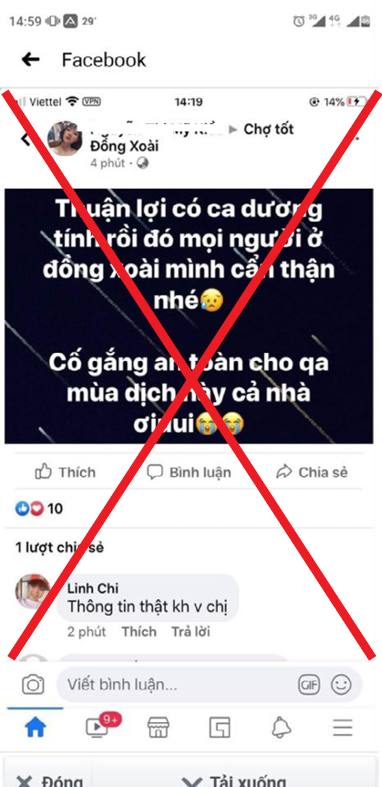 Công an triệu tập cô gái đăng tin sai có ca dương tính rồi đó trên Facebook - Ảnh 2.